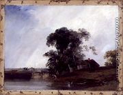 Landscape with a Pond, c.1825-26 - Richard Parkes Bonington