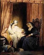 The Use of Tears or, The Love Sick Maid - Richard Parkes Bonington