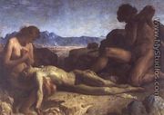 Adam and Eve finding the body of Abel - Léon Bonnat