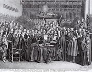 The Swearing of the Oath of Ratification of the Treaty of Westphalia at Munster, 24th October 1648 - Gerard Ter Borch