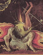 The Last Judgement (detail of a man being eaten by a monster) c.1504 - Hieronymous Bosch