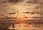 Low Tide and Sunset 1885 - Eugène Boudin
