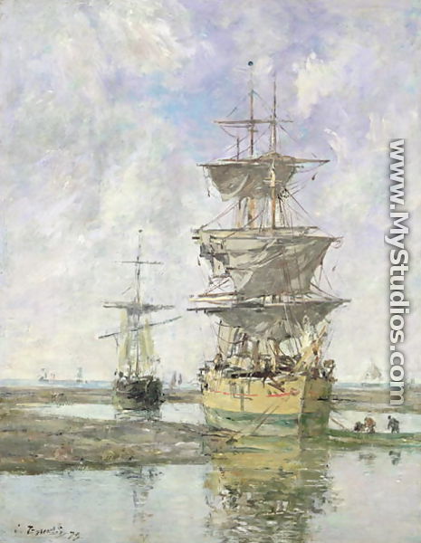 The Large Ship 1879 - Eugène Boudin
