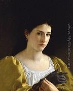 Woman and Glove 1870 - William-Adolphe Bouguereau