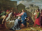 Jesus Resurrecting the Son of the Widow of Naim - Pierre Bouillon