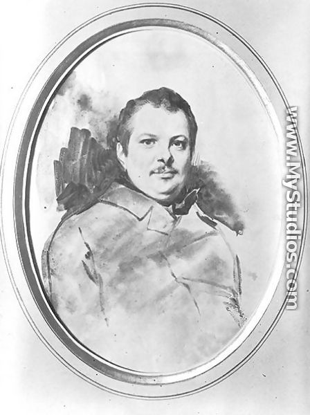 Portrait of Honore de Balzac c.1820 - Louis Boulanger