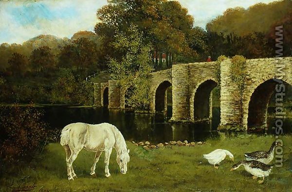 A Bridge over the River Stour, 1884 - Francis Cecil Boult