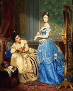 Getting Dressed, 1869 - Charles Edouard Boutibonne