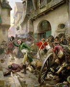 Henri de La Rochejaquelein at the Battle of Cholet, 17th October 1793 - Paul Emile Boutigny