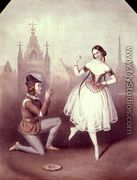 'La Esmeralda'- Carlotta Grisi and Jules Perrot - Auguste Jules Bouvier, N.W.S.