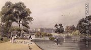 Buckingham Palace- from St. James's Park, 1842 - Thomas Shotter Boys