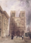 The Cathedral of Notre Dame, Paris, 1836 - Thomas Shotter Boys