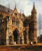 The North-West Porch of Salisbury Cathedral, 1832 - Thomas Shotter Boys