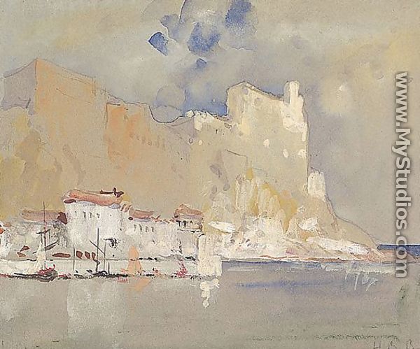 A Mediterranean Seaport 1890 - Hercules Brabazon Brabazon