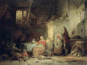 Conversation after the Meal 1840 - Adrien Ferdinand de Braekeleer