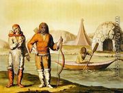Eskimos at Hudson Bay, from 'Le Costume Ancien et Moderne' - G. Bramati