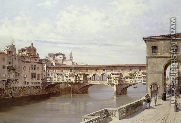 The Pontevecchio, Florence - Antonietta Brandeis