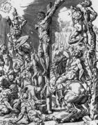 The Crucifixion of Christ 1548 - Dirck Volkertsz Coornhert