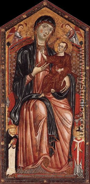 Virgin and Child Enthroned c 1290 - Master of Magdalen