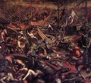 Naval Victory of the Venetians at Jaffa 1590s - Sante Peranda