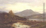 Autumn Evening, Loch Venachar - Alfred de Breanski