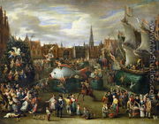 A Festival at Antwerp - Alexander van Bredael
