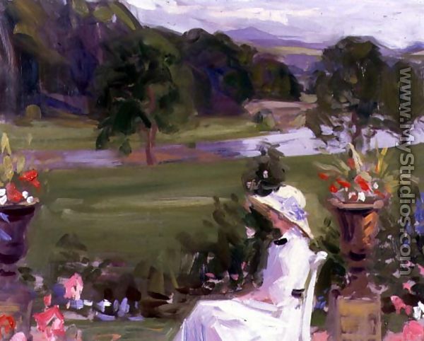 Jean Cadell at Dalserf, 1912 - Francis Campbell Boileau Cadell
