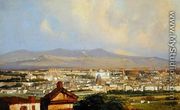View of Rome from Montemario - Ippolito Caffi