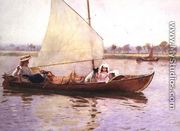 A Lazy Day on the River - Hector Caffieri