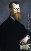 Portrait of a man with a ginger beard - Jan Steven van Calcar