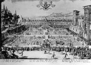 The Garden at the Palais de Nancy, dedicated to the Duchess of Lorraine, 1624 - Jacques Callot