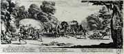 The Attack on the Stagecoach, plate 8 from 'The Miseries and Misfortunes of War' - Jacques Callot