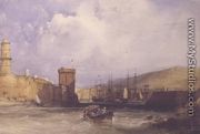 The Entrance to Marseilles Harbour - John Callow