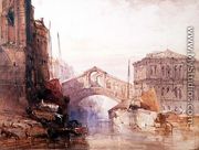 The Rialto Bridge, Venice - William Callow