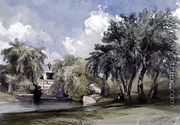 The Waterfall in Hyde Park - William Callow