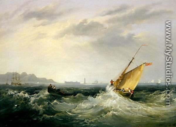 Cheshire at the Mouth of the River Mersey, 1838 - Frederick Calvert