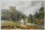 Carisbrook, from 'The Isle of Wight Illustrated, in a Series of Coloured Views' - Frederick Calvert