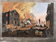 View of the Ruins after the the Great Fire in New York, December 16th-17th 1835 - Nicolino Calyo
