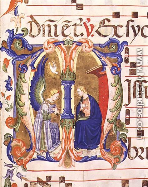 Ms 572 f.147r Historiated initial 