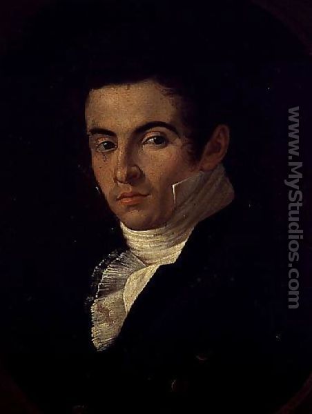 Portrait of Vincenzo Bellini (1801-35) - Giuseppe Cammarano