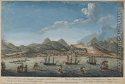 View of Roseau in the Island of Dominique, with the 1760 attack made by Lord Rollo and Sir James Douglas 1761 - Archibald Campbell