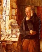 Our Village Clockmaker Solving a Problem, c.1859 - James Campbell