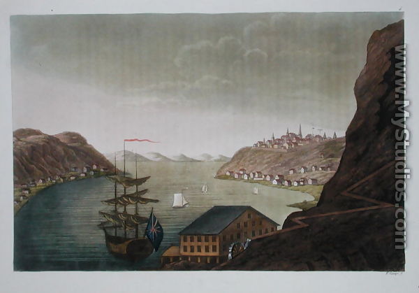 Quebec and the St. Lawrence River, plate 4 from 