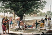 Boatyard near Kupang, Timor, plate 9 from 'Le Costume Ancien et Moderne' - Felice Campi