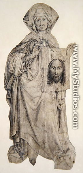 Saint Veronica - (Robert Campin) Master of Flémalle