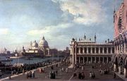 Venice- the Molo with Santa Maria della Salute c.1740-5 - (Giovanni Antonio Canal) Canaletto