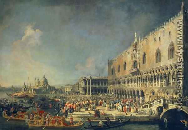 The Reception of the French Ambassador in Venice, c.1740