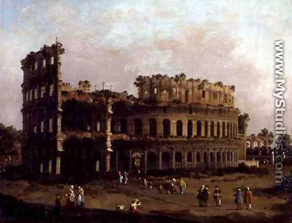 The Colosseum - (Giovanni Antonio Canal) Canaletto
