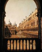 Interior Court of the Doge's Palace, Venice, c.1756 - (Giovanni Antonio Canal) Canaletto