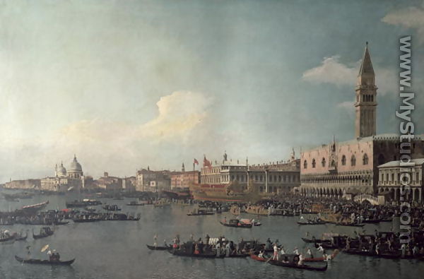 The Basin of San Marco on Ascension Day, c.1740 - (Giovanni Antonio Canal) Canaletto